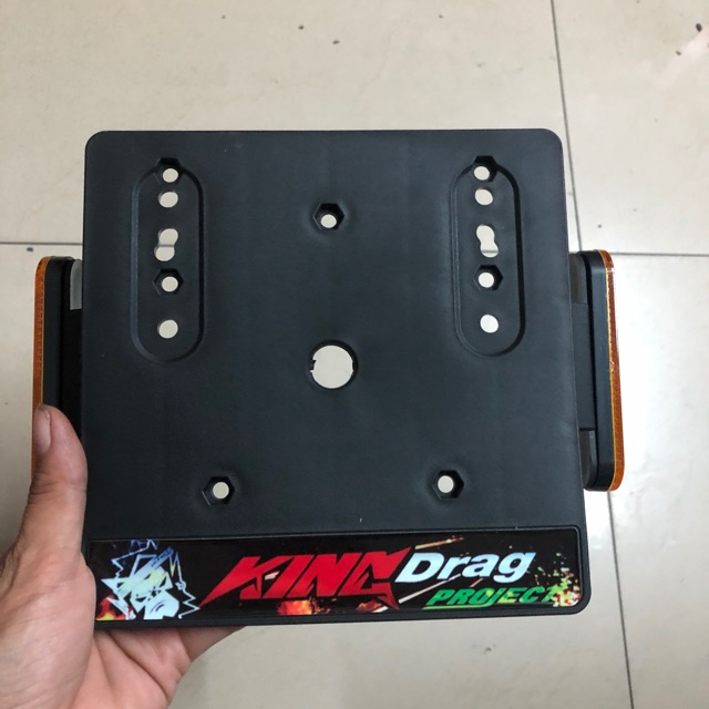 Pát Biển số kèm Mặt mèo Phản Quang TLRracing