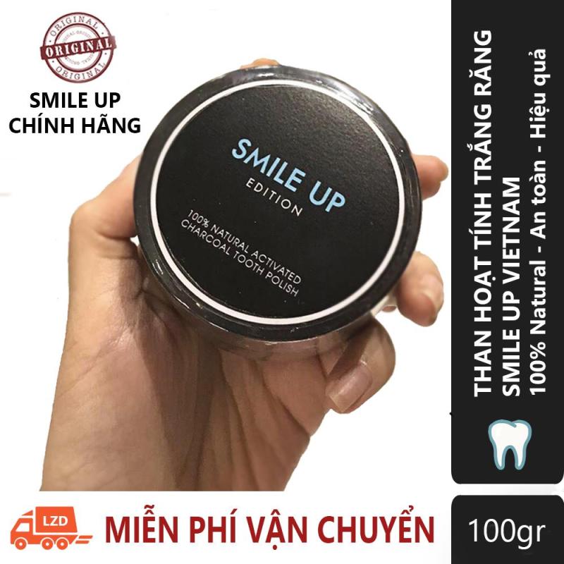 Than Hoạt Tính Trắng Răng Smile Up - 100gr - An toàn, hiệu quả cao, không hóa tẩy trắng, 100% natural - G & B