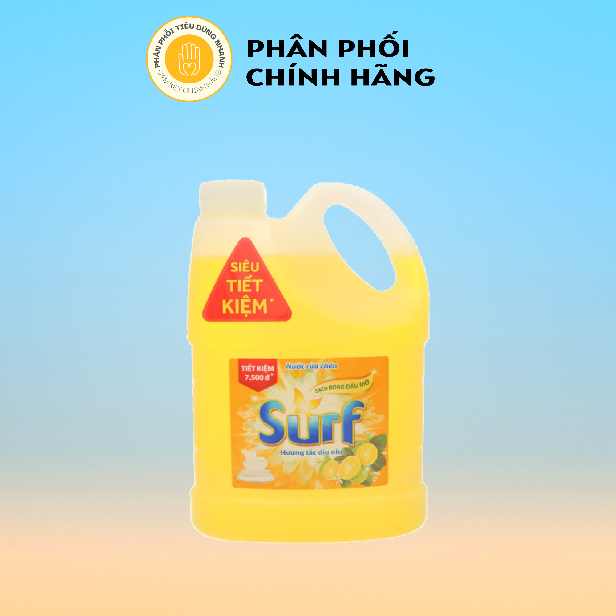 Nước rửa chén surf hương tắc 1.5kg