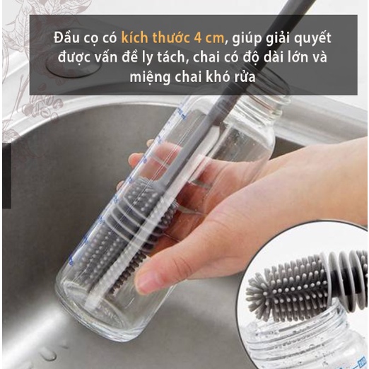 Cọ bình sữa ly cốc chén làm từ silicon