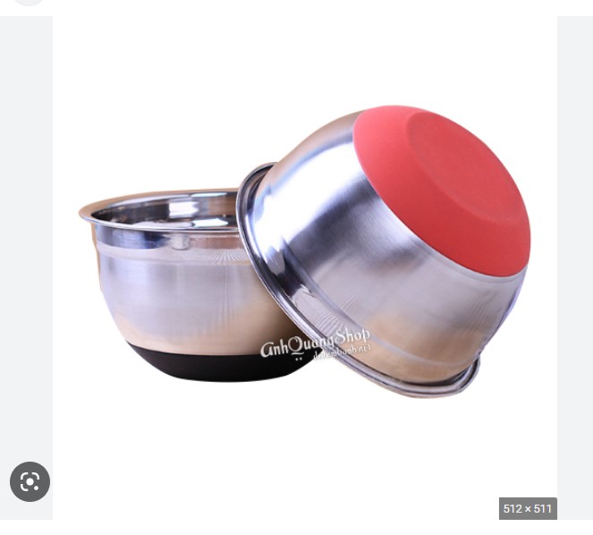 Âu / thố trộn bột đế silicon chống trượt size 30cm