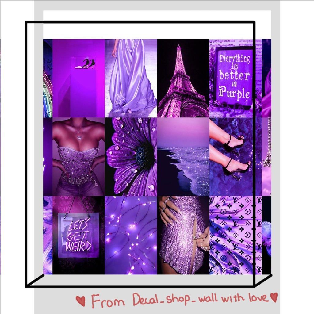 [FREESHIP EXTRA] Wall Collage dán tường trang trí decor phòng ngủ - theme Eutophia