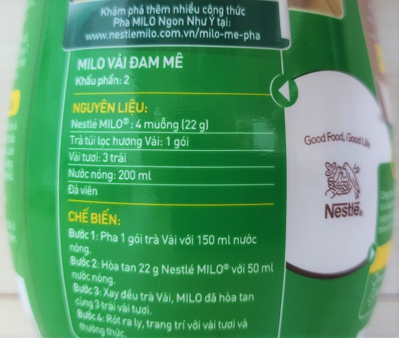 MILO (hủ 400g) THỨC UỐNG LÚA MẠCH Active Go Barley Powder