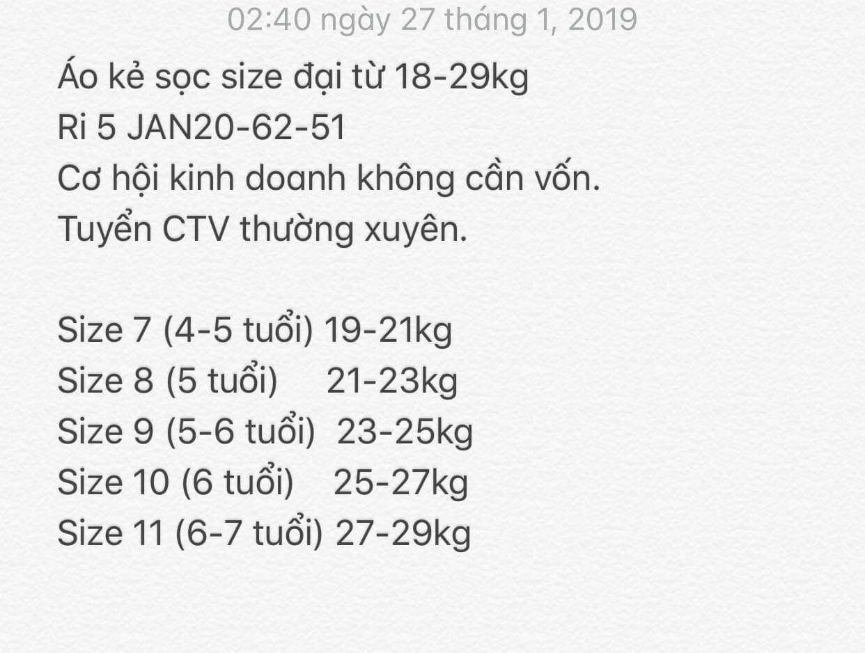 [HCM]Áo sơ mi kẻ sọc size đại cho bé (có bảng size hình cuối)