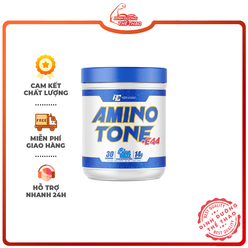 Amino tone hỗ trợ phục hồi và phát triển cơ bắp ronnie coleman amino tone + eaa - 30 lần dùng