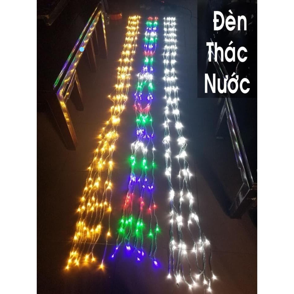 Bộ Đèn Led Thác Nước, Hiệu Ứng Thác Nước [ Dài 3m - Thả 10 Sợi 2m ]