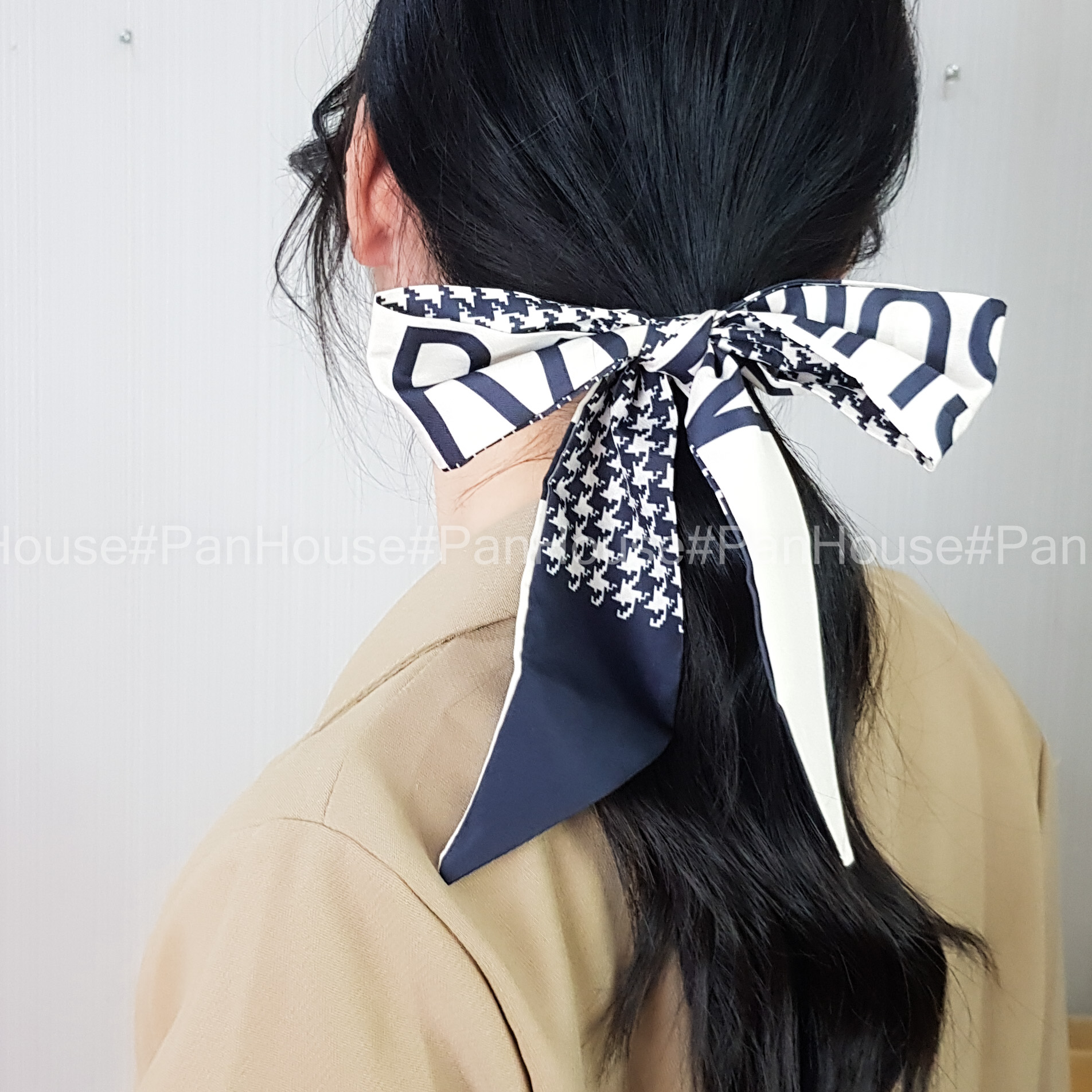 Khăn lụa buộc tóc, băng đô phong cách Retro thanh lịch