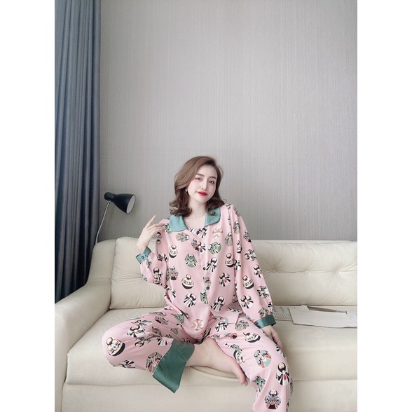 Bộ pijama mango tay dài (40-60kg)