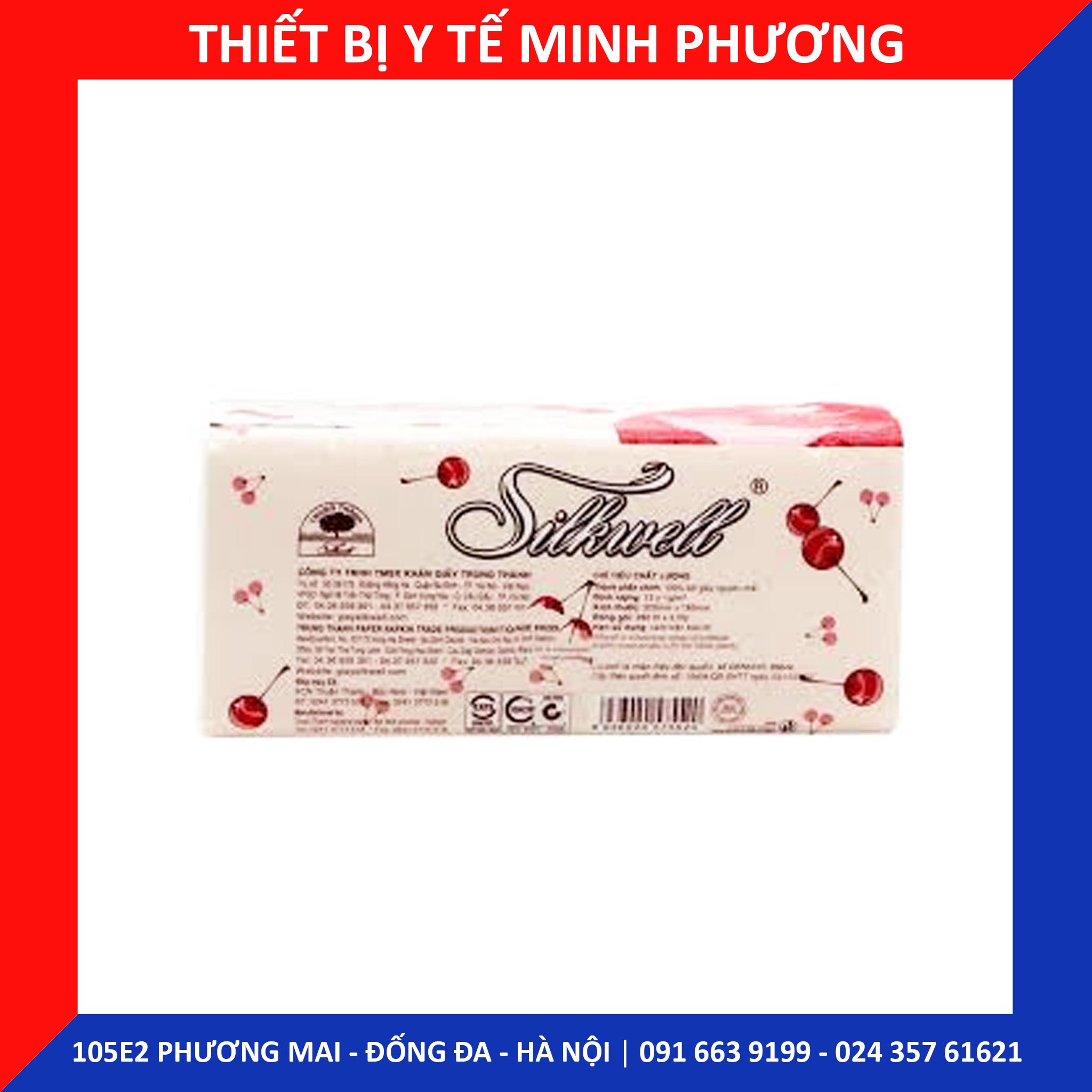 [CHÍNH HÃNG] Khăn giấy ăn lụa SILKWELL