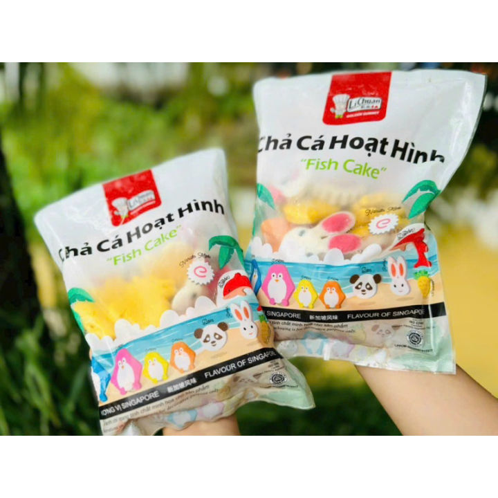 500G CHẢ CÁ HOẠT HÌNH Lichuan Cute