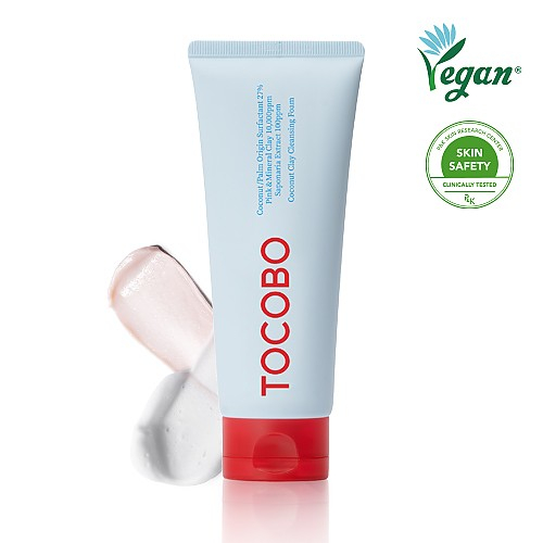 Sữa rửa mặt đất sét TOCOBO COCONUT CLAY CLEANSING FOAM