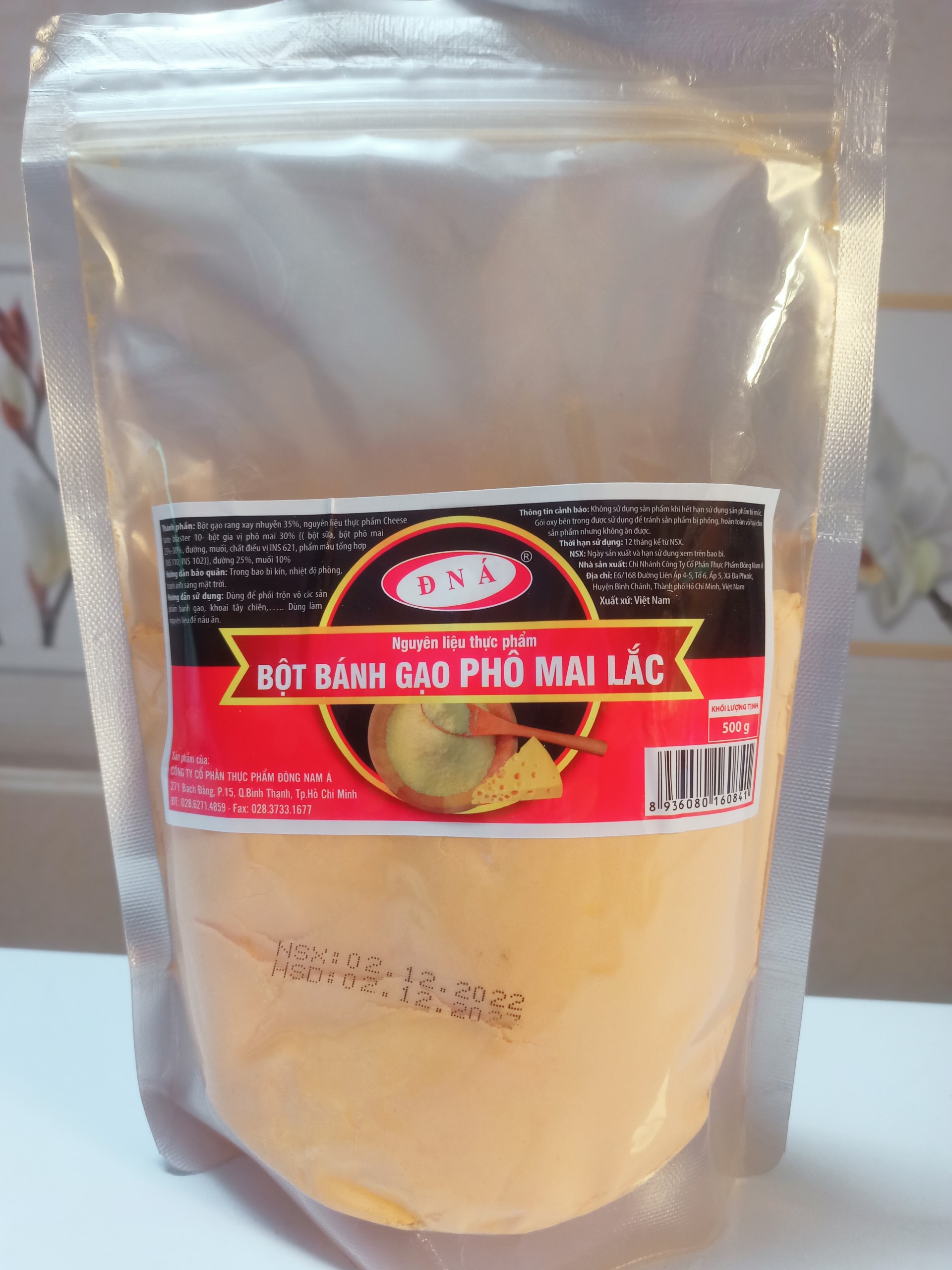 1kg bột phô mai lắc đná_ màu vàng cam đậm - doanvat_hangduong