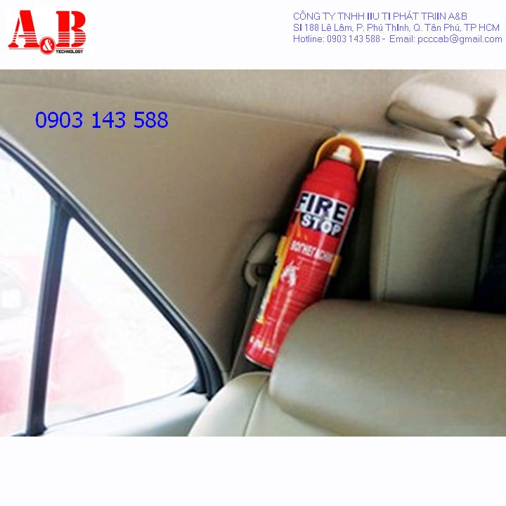[HCM]Bình chữa cháy xe hơi Bình cứu hỏa ô tô