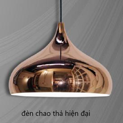 Đèn thả chao giọt nước TCF45( Bạc,Hồng)