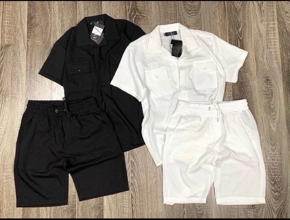 [FREESHIP ⚡SIÊU SALE⚡] Bộ Đũi Nam cổ bẻ hot 2021