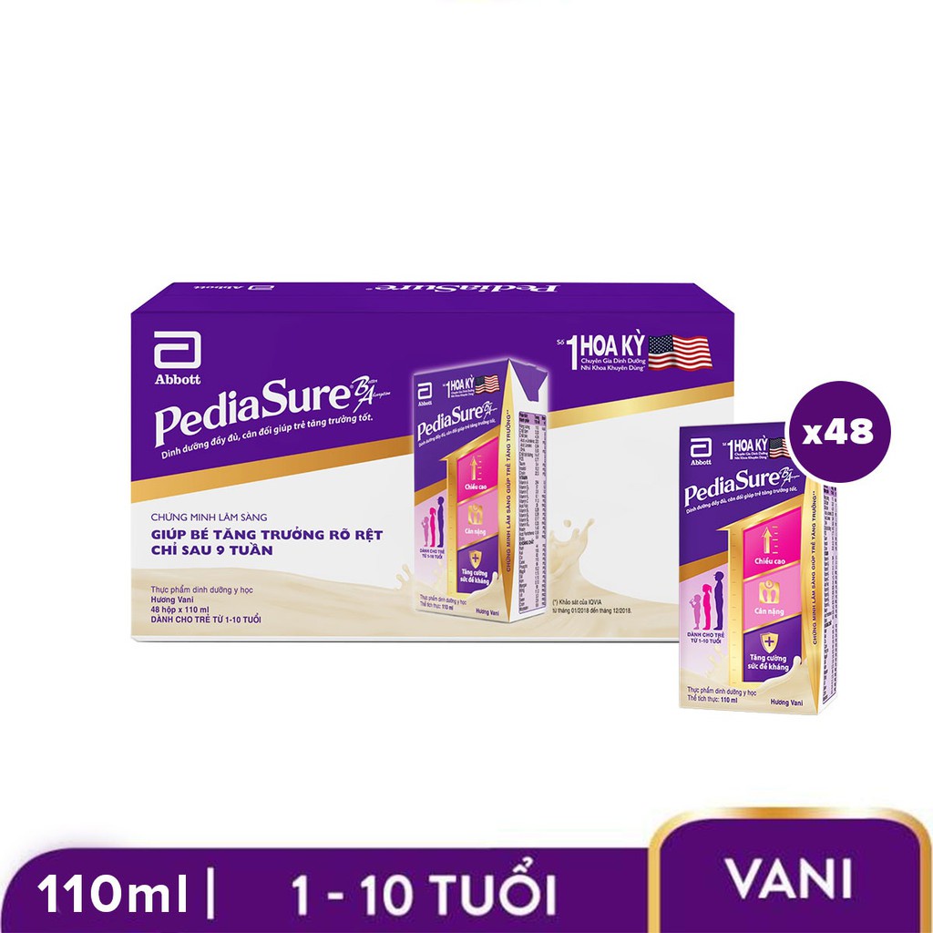 Sữa nước pha sẵn Pediasure 110ml
