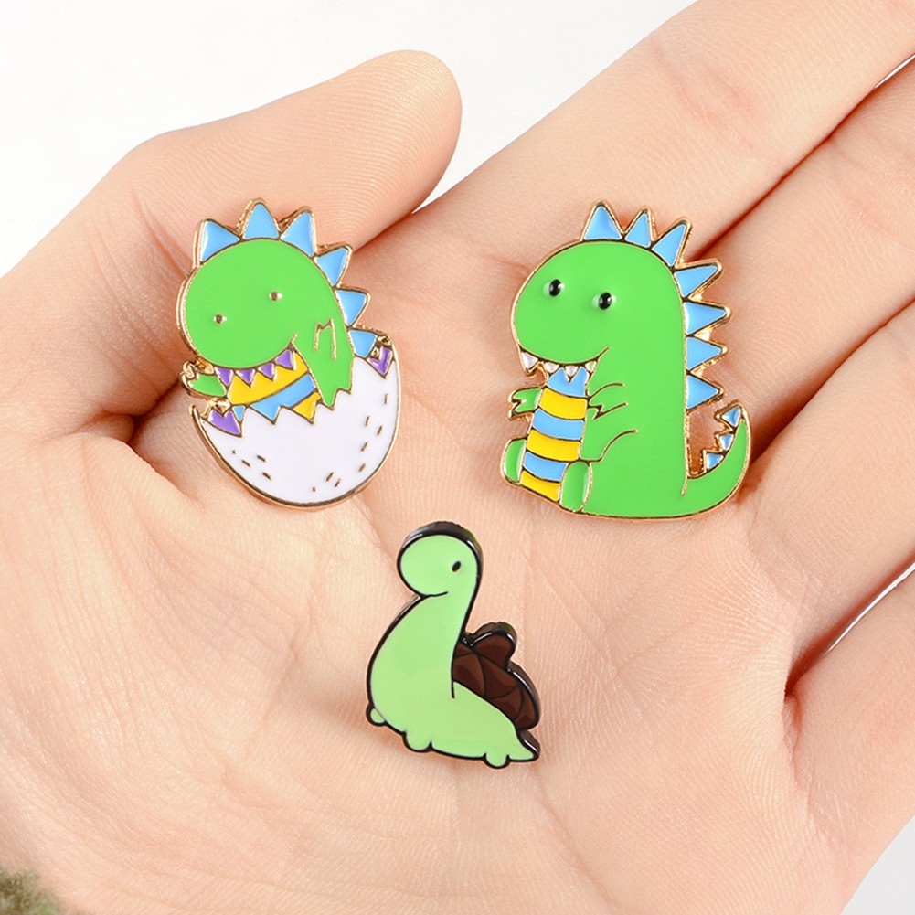 Pin cài áo khủng long chibi - GC297