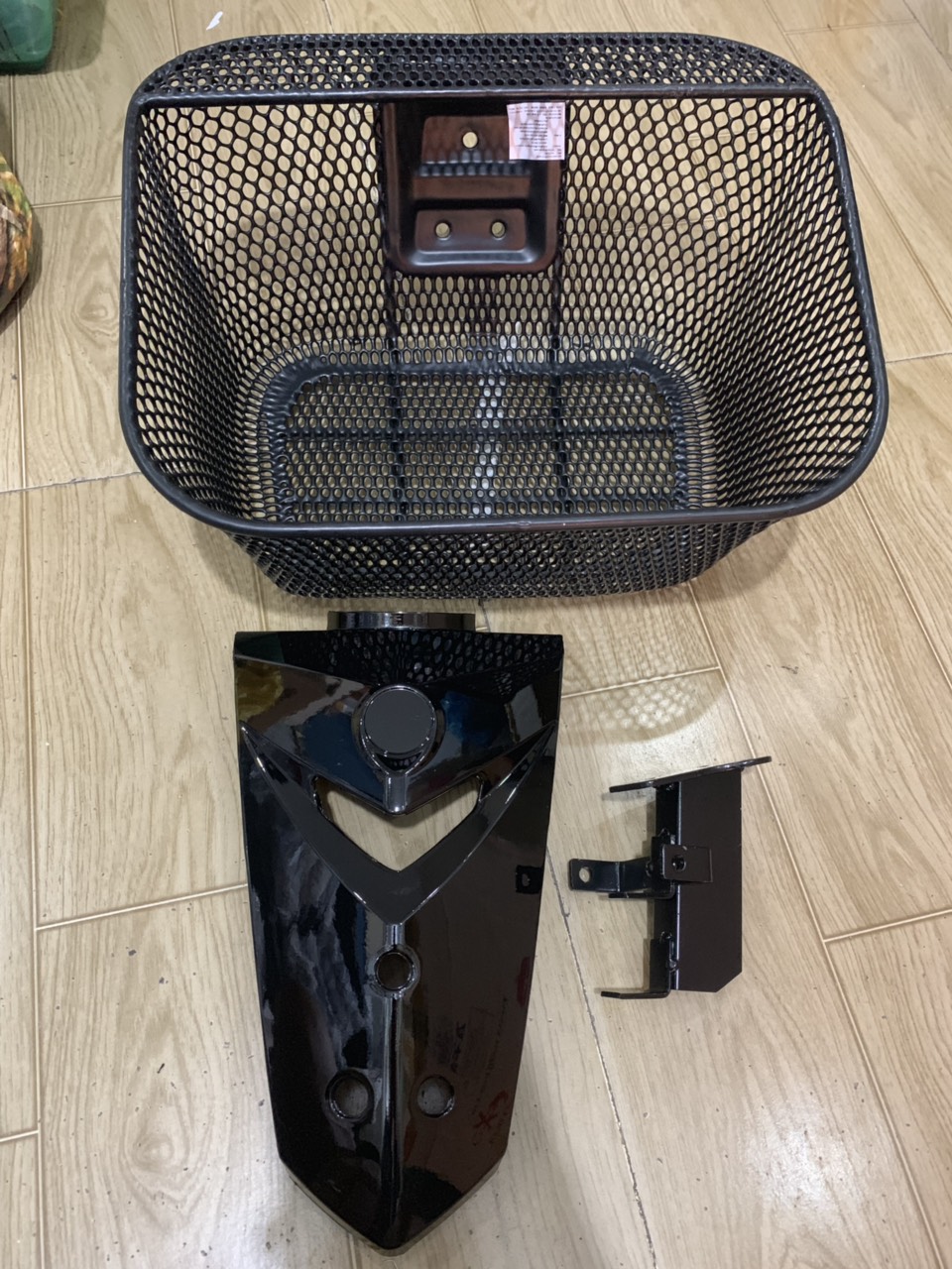 Bộ rổ xe sirius rổ và nạ và bas