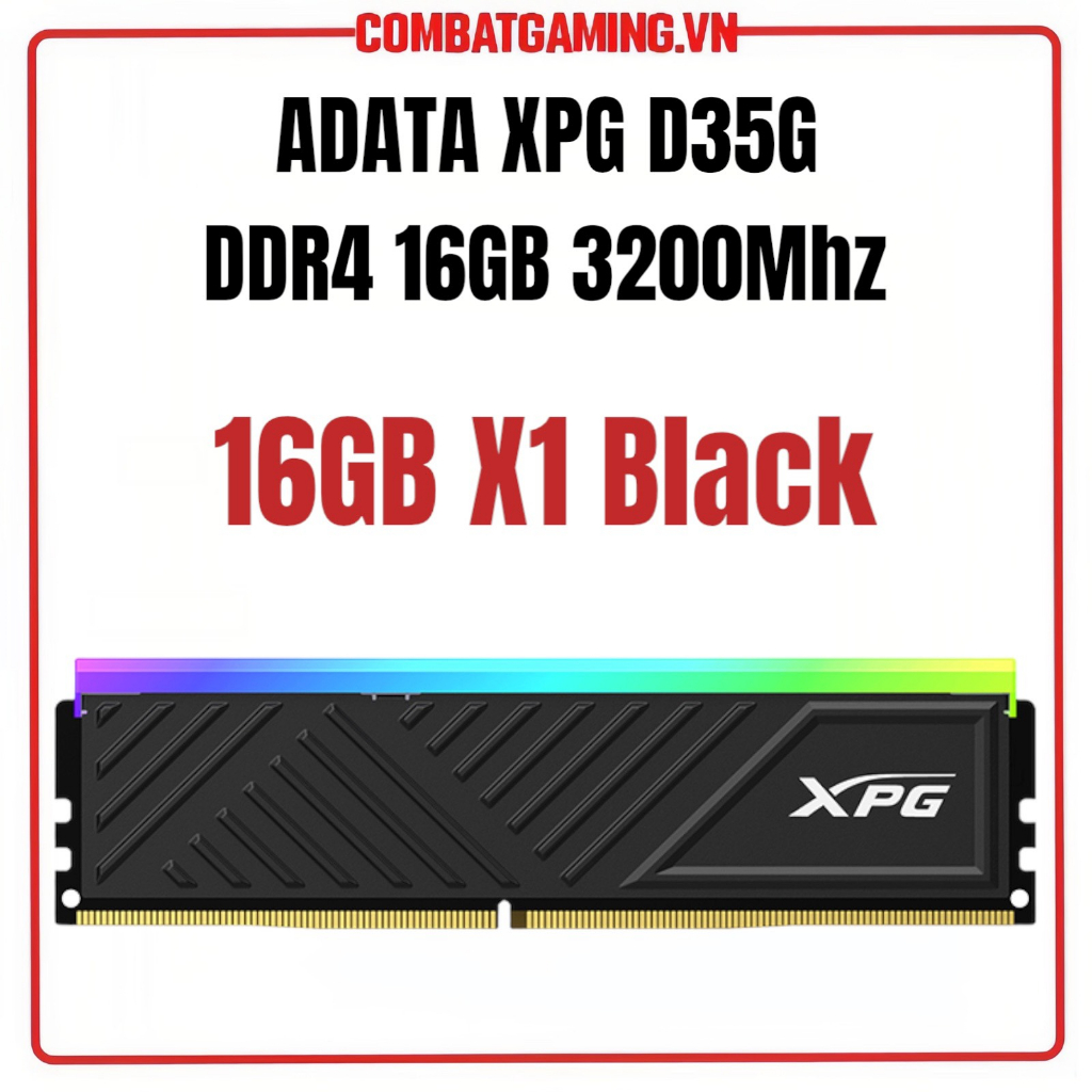 Adata XPG Spectrix D35G RGB DDR4 8GB 16GB 3200Mhz Authentic Computer Memory Ram