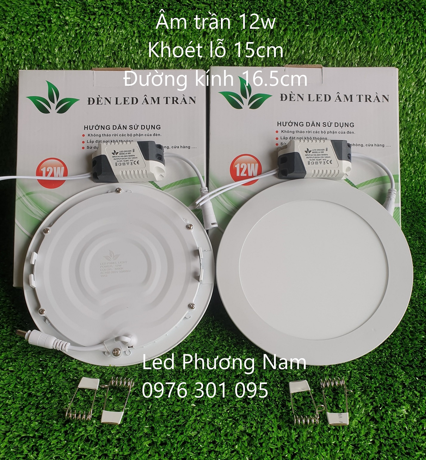 Đèn Led Panel Âm Trần 3W - > 24W
