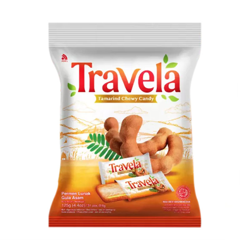 Combo 5 Gói Kẹo Me Dẻo Travela 125gr