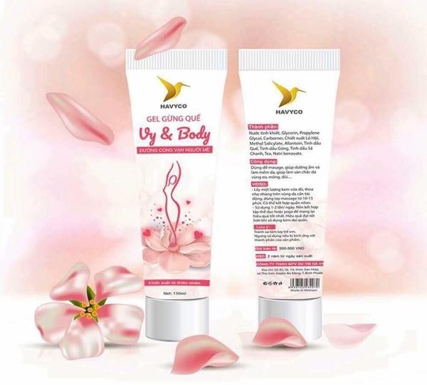 Xã kho Gel Tan mỡ Gừng Quế Vy & Body 150ml