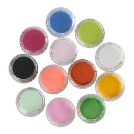 Set Bột Đắp Hoa -set 12 Màu - phụ kiện nails minh anh