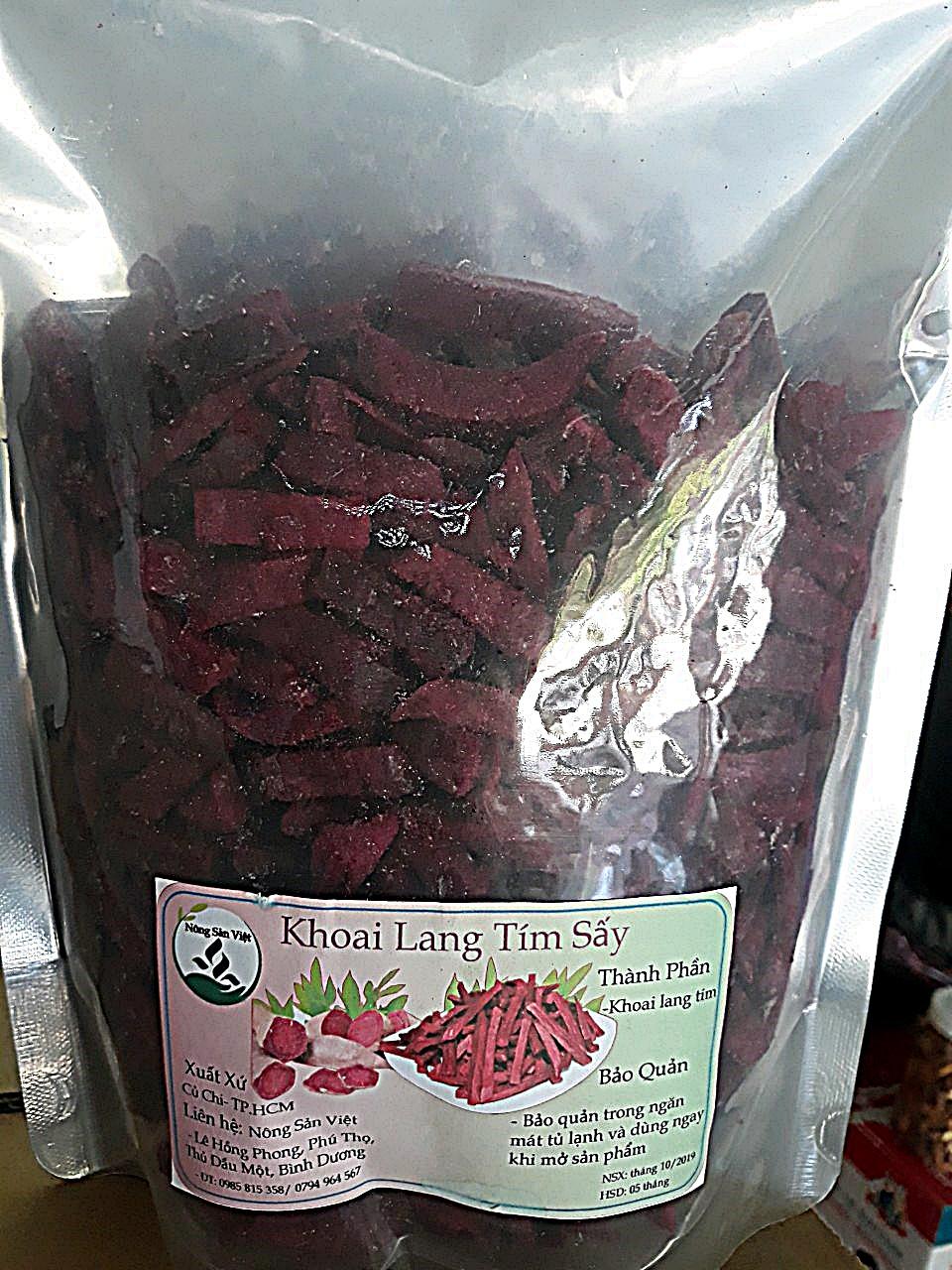 1kg Khoai lang tím - Hàng vụn