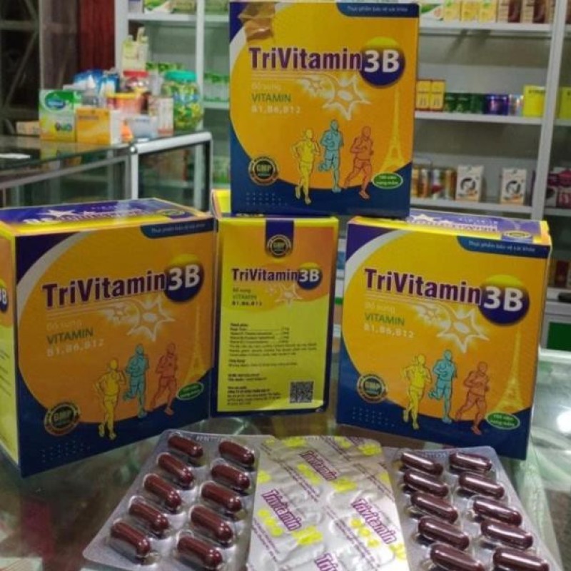 [HCM]TRIVITAMIN 3B bổ sung Vitamin (B1 B6 B12) nhập khẩu