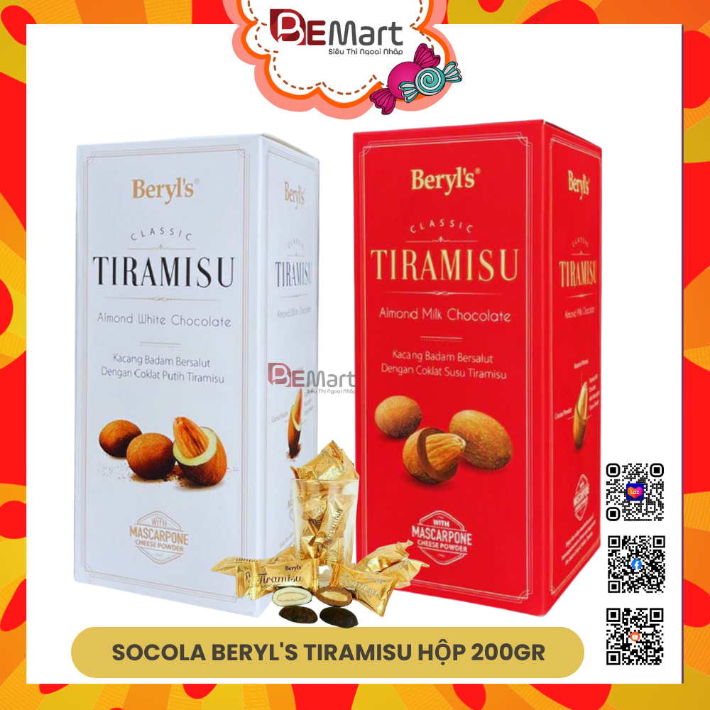 SOCOLA TIRAMISU HẠNH NHÂN BERYL'S