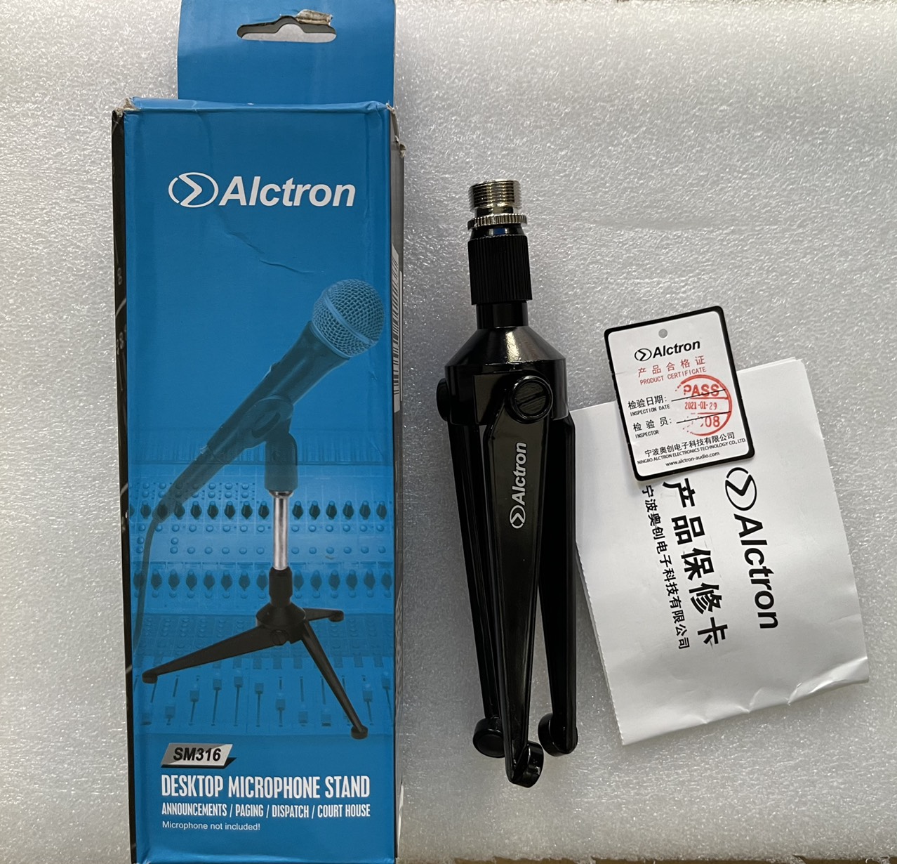 Chân Micro Để Bàn Alctron SM316
