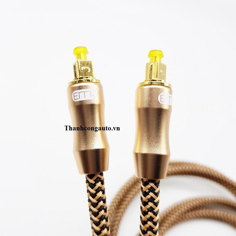 Cáp quang Audio ETK dài 5m (Cable Toslink OPTICAL)