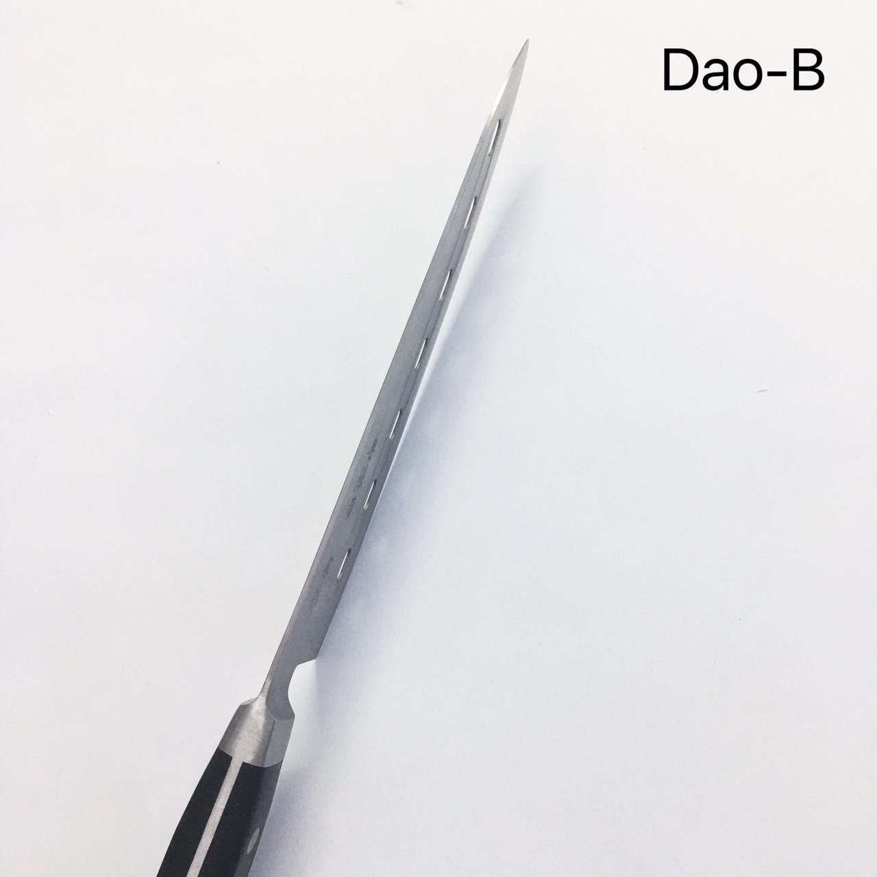 Dao thái có lỗ Nhật Bản Mitsuboshi 185mm (Dao B)