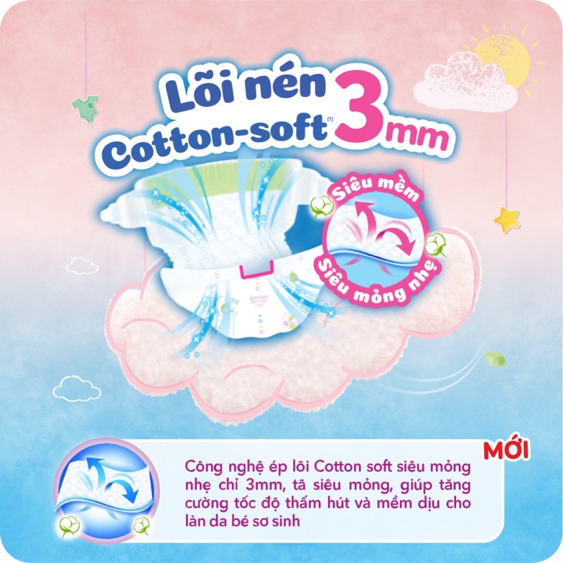 Tã Dán sơ sinh Bobby S54 miếng tã quần (Bé 4-8kg)