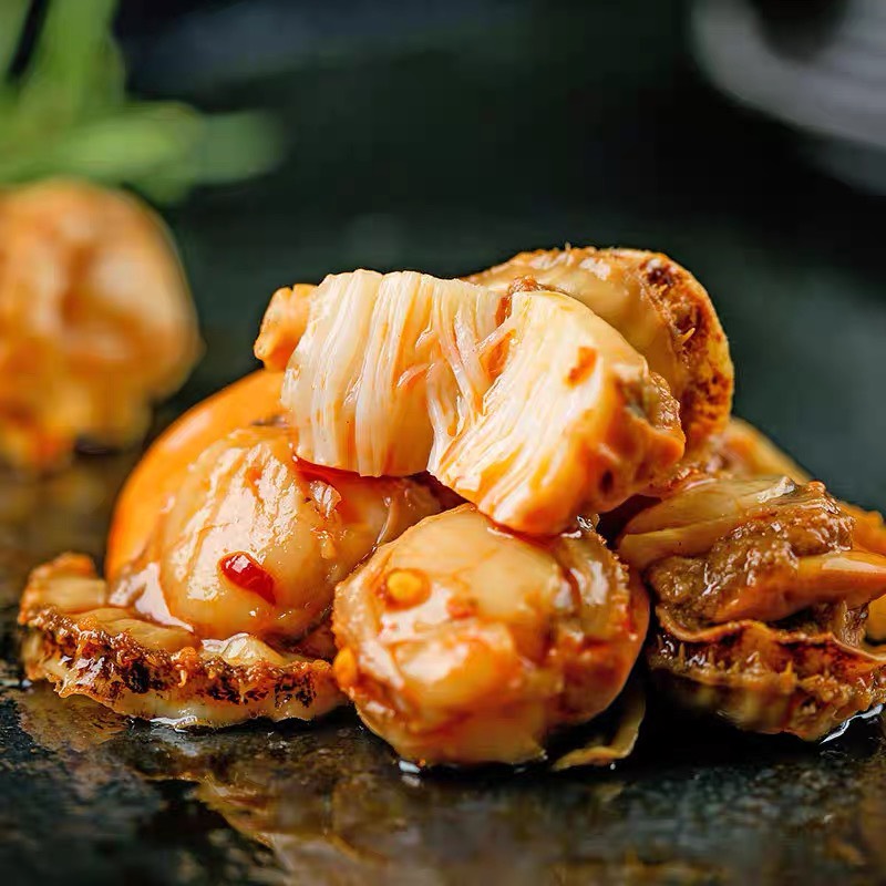 Sò điệp sốt cay đóng hộp 100g