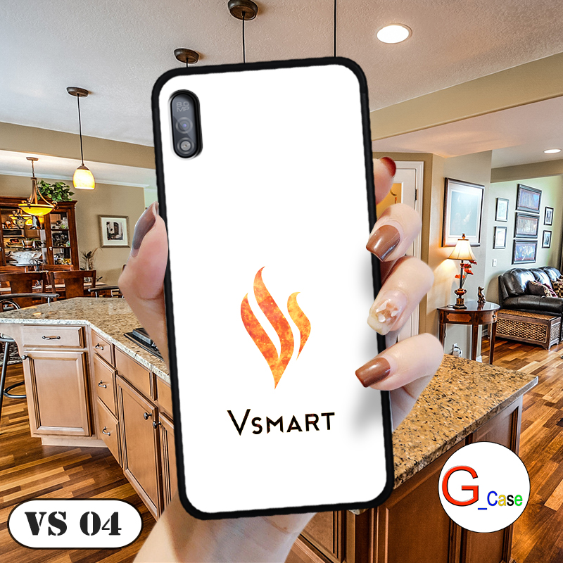 Ốp lưng Vsmart Bee 3 in 3D logo Vsmart thiết kế đẹp