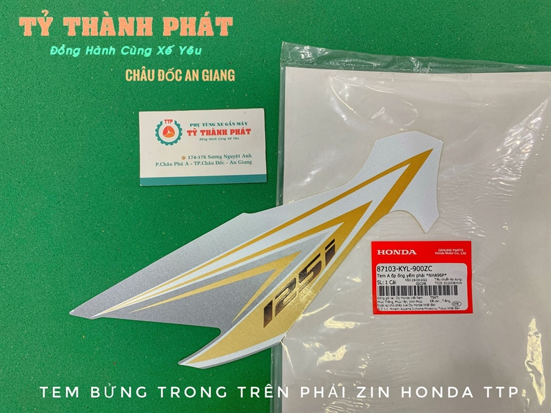 Tem bửng trong Neo Fi 09 Trắng Phải (Miếng)