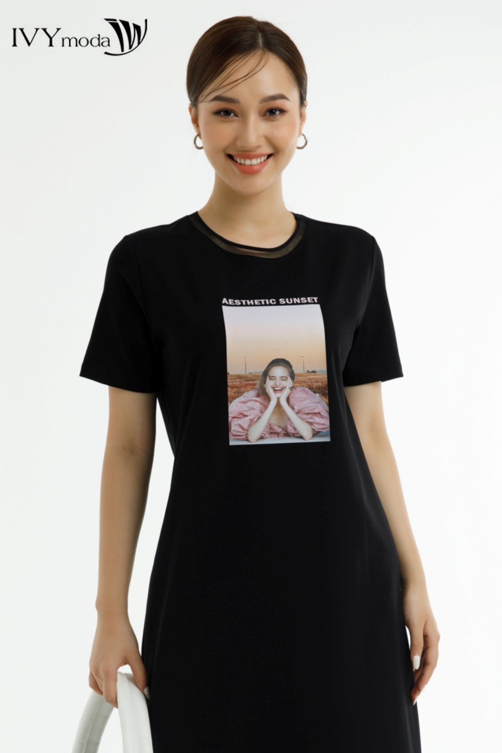 Đầm thun dáng suông IVY moda MS 42B9201