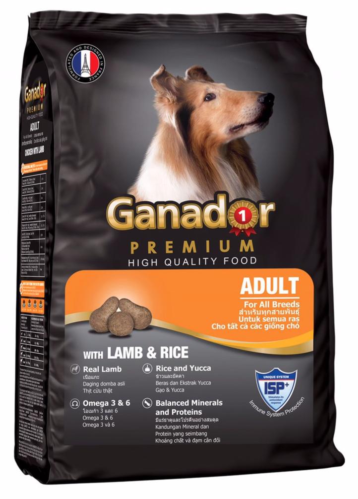 THỨC ĂN CHÓ GANADOR CỪU&GẠO 3KG