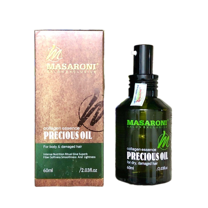 [HCM]Tinh dầu dưỡng tóc Masaroni Argan Precious Oil 60ml