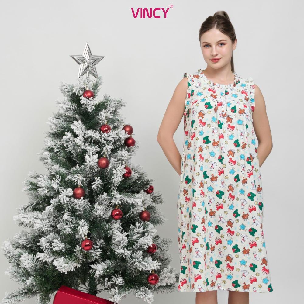 [Mua 3 giảm 20%, mua 2 giảm 15%] Đầm Kate Nữ Vincy Thoáng Mát DDK061S31