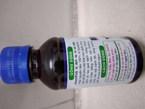PHÂN BÓN  PowerFish – Dịch Ép Từ Cá Biển 100ml