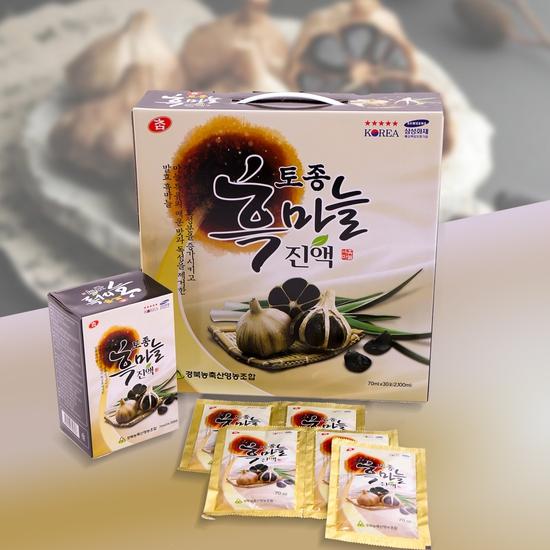 Nước tinh chất tỏi đen Hàn Quốc Cao cấp ( hộp 30 gói x 70ml)