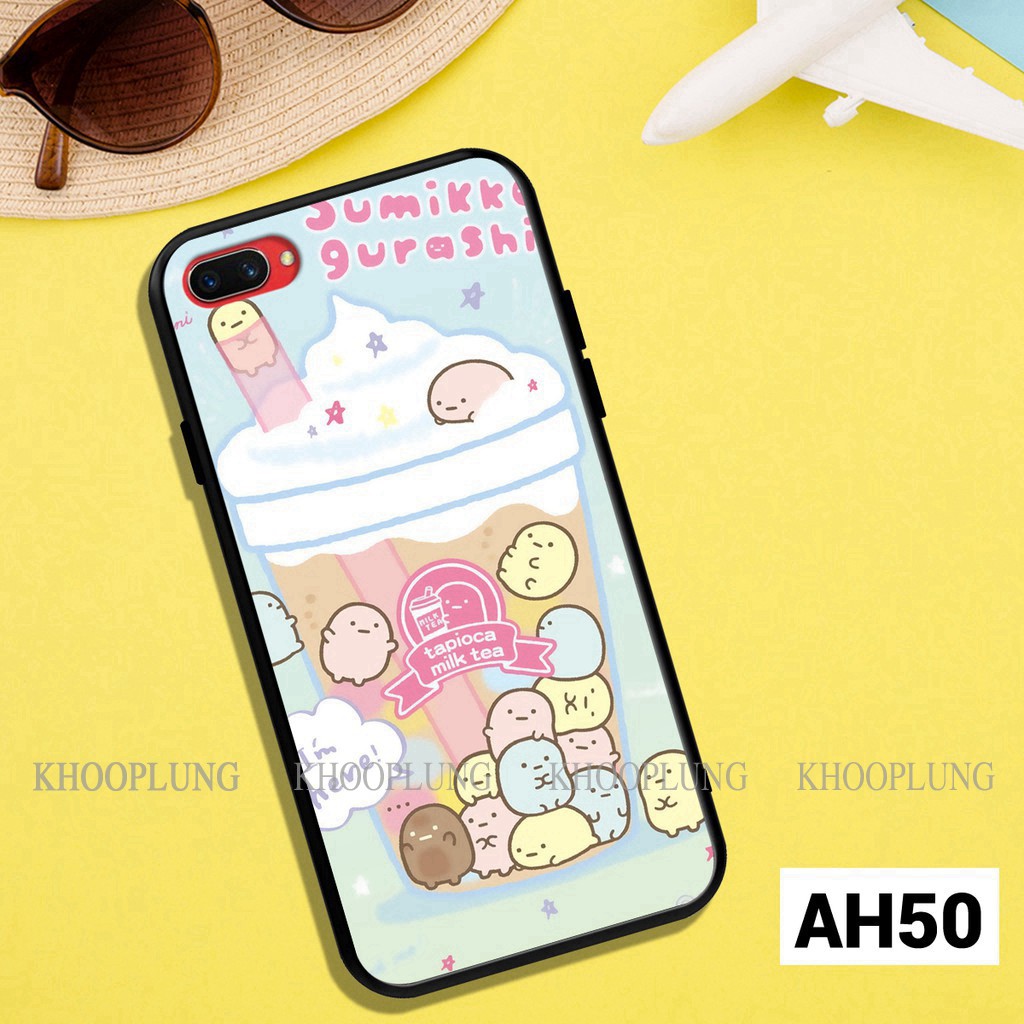 Ốp lưng Oppo A3s - A1K in hình trà sữa dễ thương