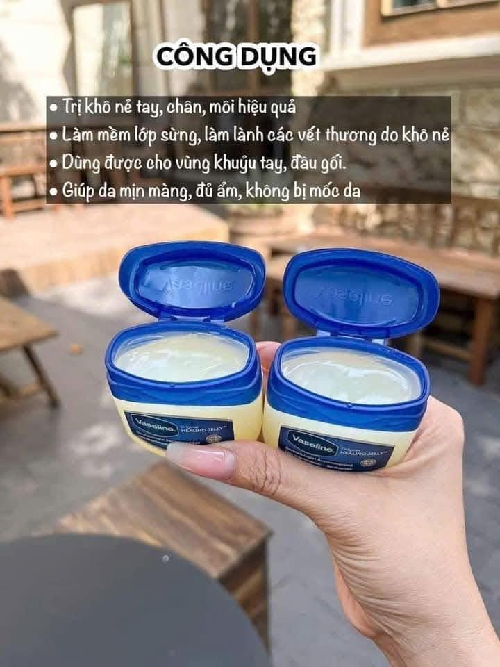 SÁP DƯỠNG ẨM Vaseline Original - Dermatologist Recommended 100% white petrolatum (có 2 lựa chọn)