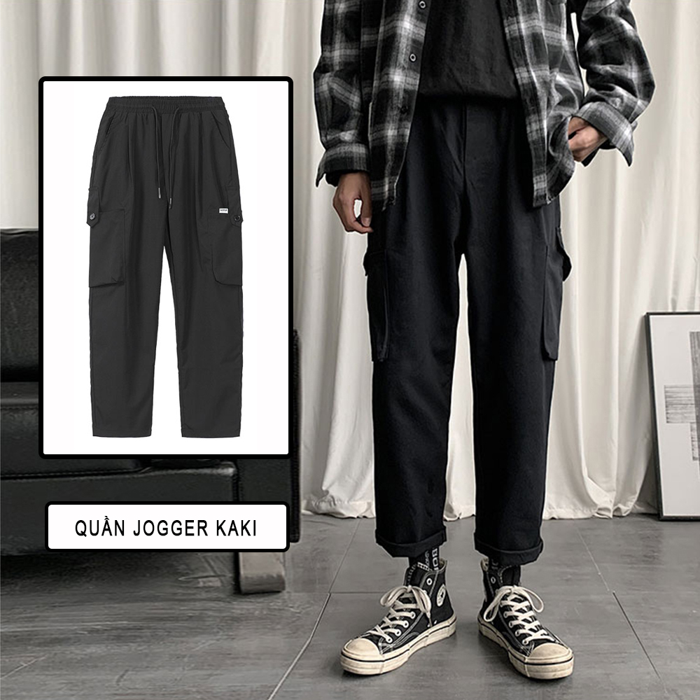 Quần Jogger Nam Túi Hộp Cài Cúc Ống Suông Kiểu Dáng Thể Thao Cá Tính Hot Trend 2024 Thời Trang FORHIMCS2 QUAN SM001
