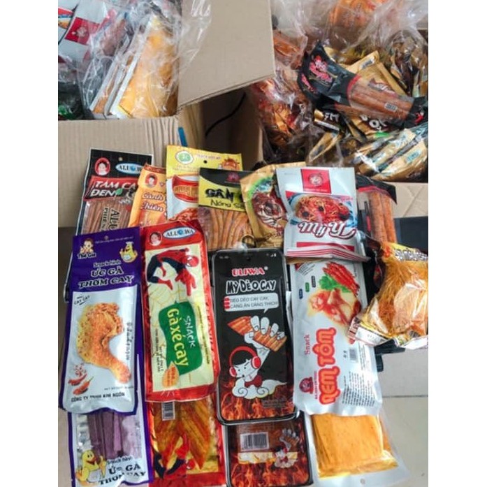10 Gói sườn bò xé thơm cay