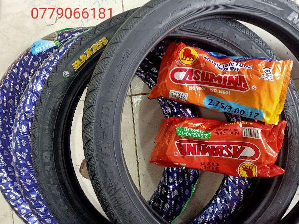 CẶP VỎ MAXXIS 250 & 275 TRƯỚC SAU KÈM 2 RUỘT GẮN CÁC DÒNG XE MÁY