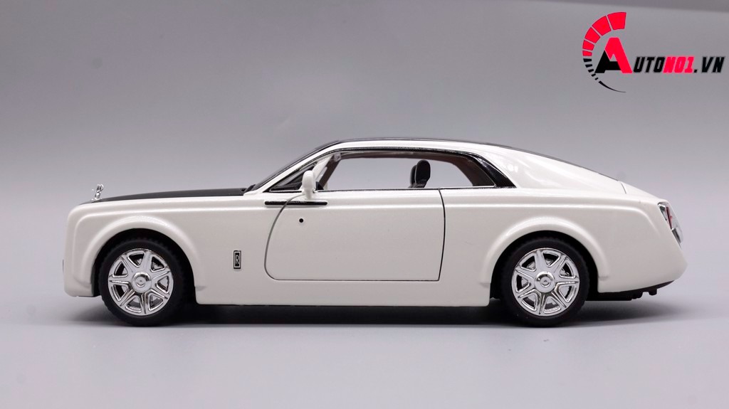 MÔ HÌNH XE ROLLS ROYCE SWEPTAIL WHITE BLACK 1:24 XLG 7657