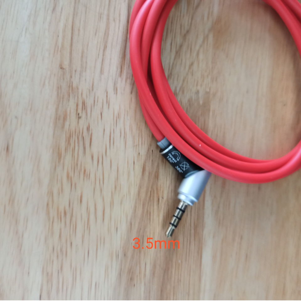 Dây 3.5mm 2 Đầu Đực 1 Đầu Xoay 180 độ ( Dài 1.5 Mét )